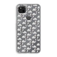 Zwanen: Google Pixel 4a Transparant Hoesje