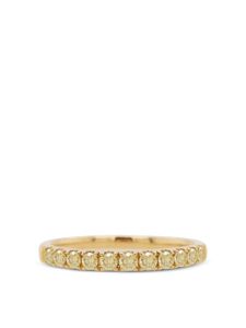 HYT Jewelry bague en or 18ct pavée de diamants - Jaune