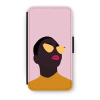 Yellow glasses: iPhone X Flip Hoesje