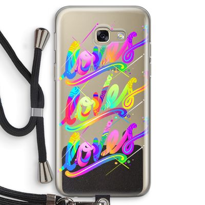 Loves: Samsung Galaxy A5 (2017) Transparant Hoesje met koord