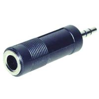 TRU COMPONENTS Jackplug-adapter Jackplug male 3,5 mm - Jackplug female 6,3 mm Stereo Aantal polen: 3 Inhoud: 1 stuk(s)