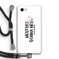 Neuters: Pixel 3 XL Transparant Hoesje met koord