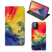 Bookcase iPhone 12 Pro Max Watercolor Dark