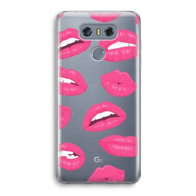 Bite my lip: LG G6 Transparant Hoesje
