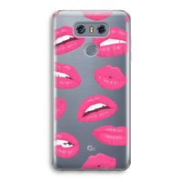 Bite my lip: LG G6 Transparant Hoesje Bite my lip: LG G6 Transparant Hoesje