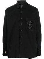 Billionaire chemise à motif monogrammé brodé - Noir - thumbnail