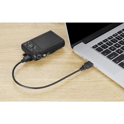 Renkforce USB-kabel USB 2.0 USB-A stekker, USB-mini-B stekker 0.40 m Zwart Incl. aan/uitschakelaar, Vergulde steekcontacten RF-3346620
