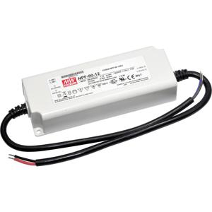 Mean Well NPF-90D-48 LED-driver, LED-transformator Constante spanning, Constante stroomsterkte 90 W 1.88 A 28.8 - 48 V/DC Dimbaar, PFC-schakeling,