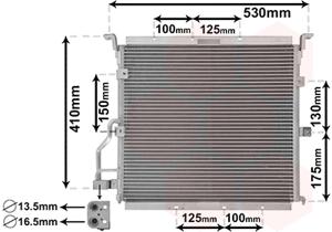 Van Wezel Airco condensor 06005148