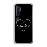 Best heart black: Xiaomi Mi Note 10 Pro Transparant Hoesje