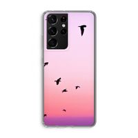 Fly away: Samsung Galaxy S21 Ultra Transparant Hoesje