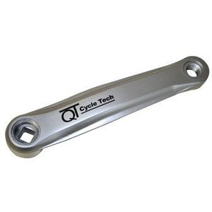 Qtcycletech Qt cycle tech crank links staal / kunstof grijs 170 mm 0702793