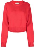 LouLou de Saison pull Bruzzi en cachemire mélangé - Rouge