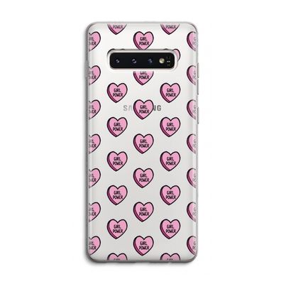 GIRL POWER: Samsung Galaxy S10 4G Transparant Hoesje