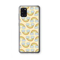 Regenboog: Samsung Galaxy A31 Transparant Hoesje