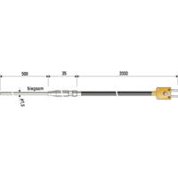 B + B Thermo-Technik 0625 1189-41 Dompelsensor -100 tot +1000 °C Sensortype K