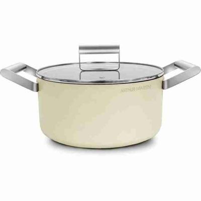 Soeppan - ARTHUR MARTIN - AM0063 - 20 cm met deksel - Gesmeed aluminium - Alle warmtebronnen inclusief inductie + oven