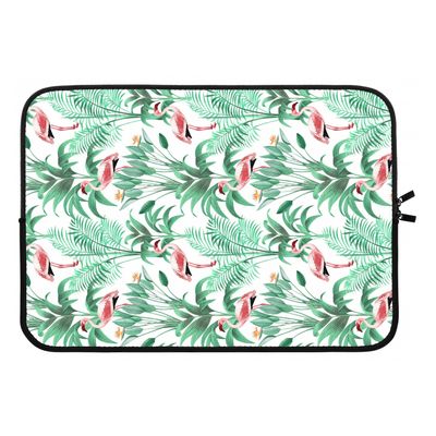 Flamingo bladeren: Laptop sleeve 13 inch