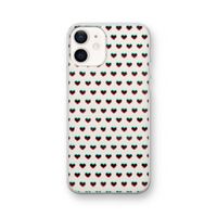 Hartjes: iPhone 12 Transparant Hoesje