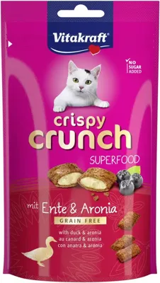 Vitakraft Crispy Crunch eend & aroniabessen 60g