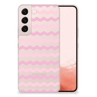 Samsung Galaxy S22 | TPU bumper | Waves Roze
