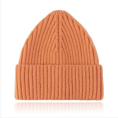 Korte Beanie Muts - Oranje