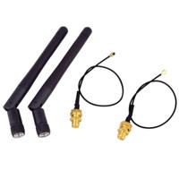 2.4 g opvouwbare antenne met IPX-signaal 5dBi dubbele antennes