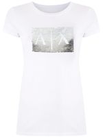 Armani Exchange t-shirt à logo imprimé - Blanc - thumbnail