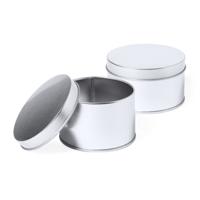 Cadeaudoosje - 5x - metaal - zilver - 8x5 cm - opbergblikjes - Bruiloft bedankjes