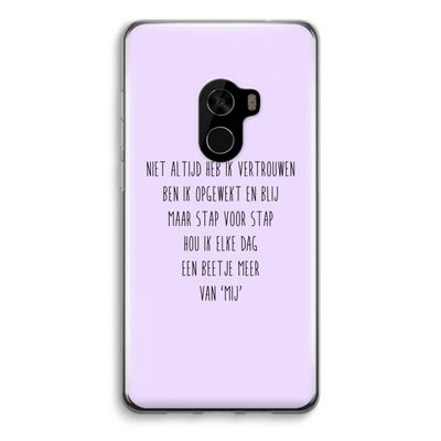 Zelfvertrouwen: Xiaomi Mi Mix 2 Transparant Hoesje