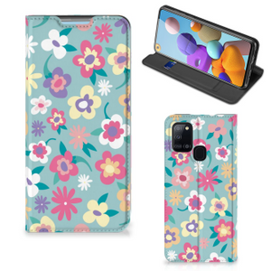 Samsung Galaxy A21s Smart Cover Flower Power