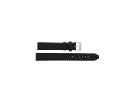 Horlogeband Tissot T0073091611600 / T603025351 / T603027785 Leder Zwart 15mm