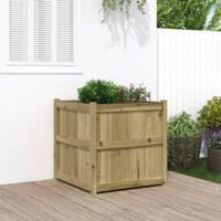VidaXL Plantenbak 70x70x70 cm geïmpregneerd grenenhout