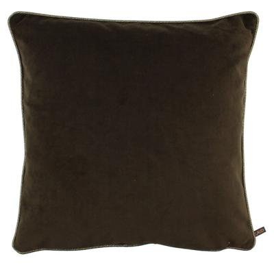 Kussen Astrid Chocolate + Piping Diamo Gold 50x50