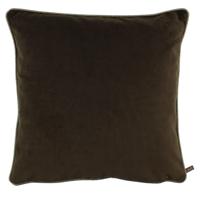 Kussen Astrid Chocolate + Piping Diamo Gold 50x50
