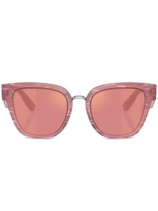 Dolce & Gabbana Eyewear lunettes de soleil teintées à monture papillon - Rose