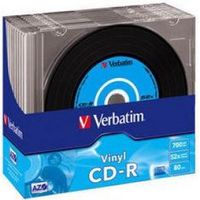 Verbatim CD-R 48x 10st. Slimline Vinyl