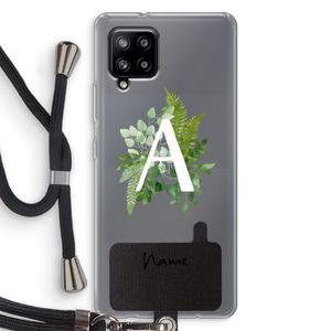 Green Brush: Samsung Galaxy A42 5G Transparant Hoesje met koord