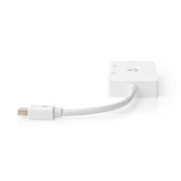 Nedis DisplayPort-Adapter | Mini-DisplayPort Male | Schakelbaar | 0.2 m | Wit | 1 stuks - CCGP37466WT02 CCGP37466WT02 - thumbnail