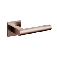 Olivari Deurklink Euclide Q op rozet brons mat titaan PVD Olivari Deurklink Euclide Q op rozet brons mat titaan PVD