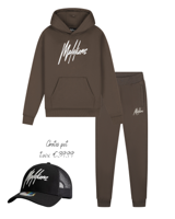Malelions winter tracksuit jongens - grijs - Essentials + GRATIS PET!
