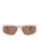 Jacquemus lunettes de soleil Les Lunettes Pilota - Tons neutres - thumbnail