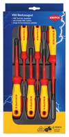 Knipex VDE schroevendraaier pakket | PlusMinus / Sleuf | Zelfbedieningskaart/blister - 00 20 12 V05