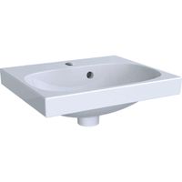 Geberit Acanto fontein met kraangat met overloop 45x38.2x16.8cm wit 500636012 500.636.01.2