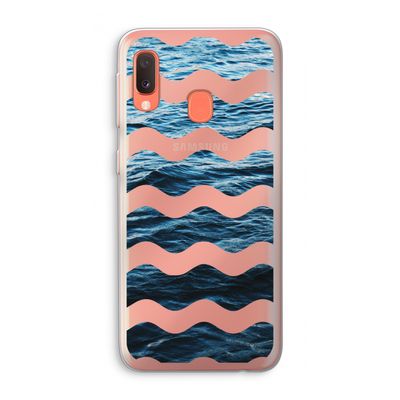 Oceaan: Samsung Galaxy A20e Transparant Hoesje