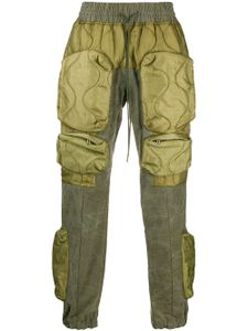 Readymade pantalon matelassé à poches cargo - Vert