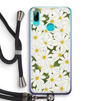 Summer Daisies: Huawei P Smart (2019) Transparant Hoesje met koord