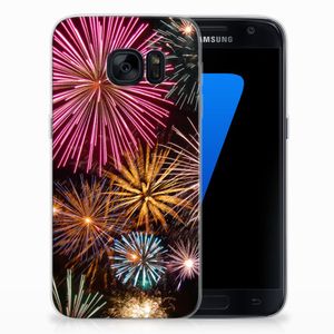 Samsung Galaxy S7 Silicone Back Cover Vuurwerk