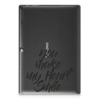 Lenovo Tab 10 | Tab 2 A10-30 Back cover met naam Heart Smile