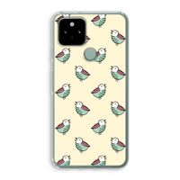 Vogeltjes: Google Pixel 5 Transparant Hoesje